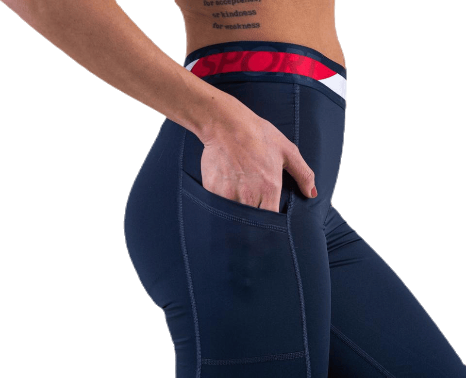 Tape Legging 7/8 Blue - Bild 6