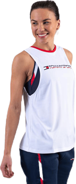 Open Back Tape Tank Top White - Bild 2