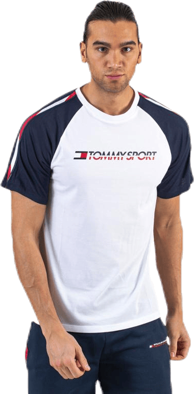 Logo Tee With Tape White