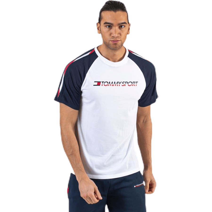 Logo Tee With Tape White