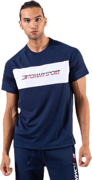 Performance Mesh Tee Blue