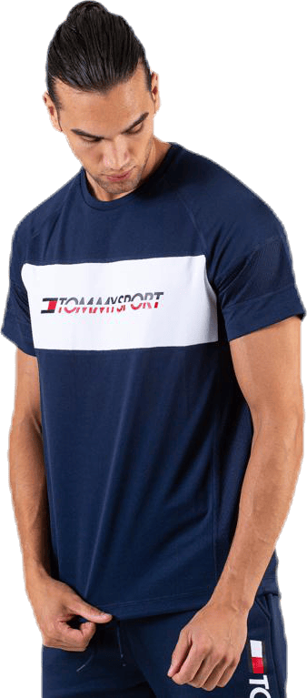Performance Mesh Tee Blue - Bild 3