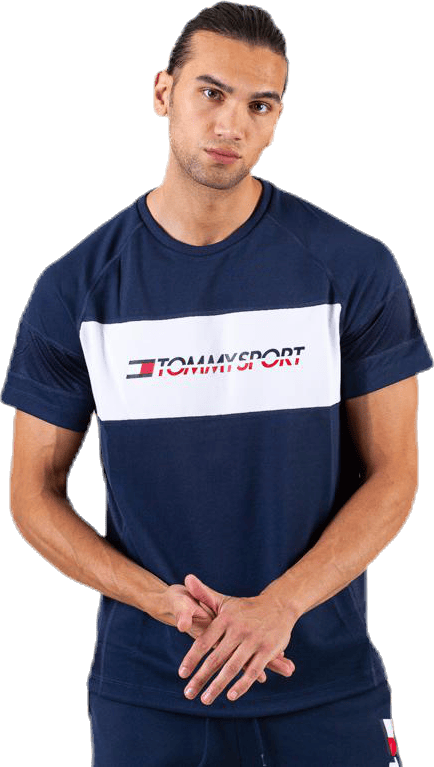Performance Mesh Tee Blue - Bild 4