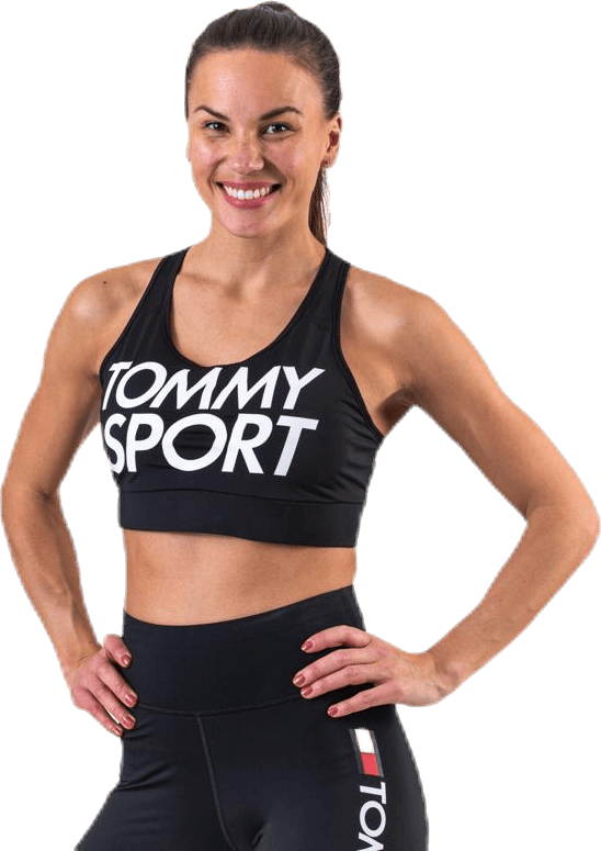 Sports Bra Logo Mid Black - Bild 4