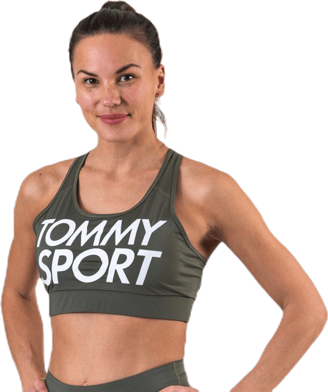 Sports Bra Logo Mid Green - Bild 4