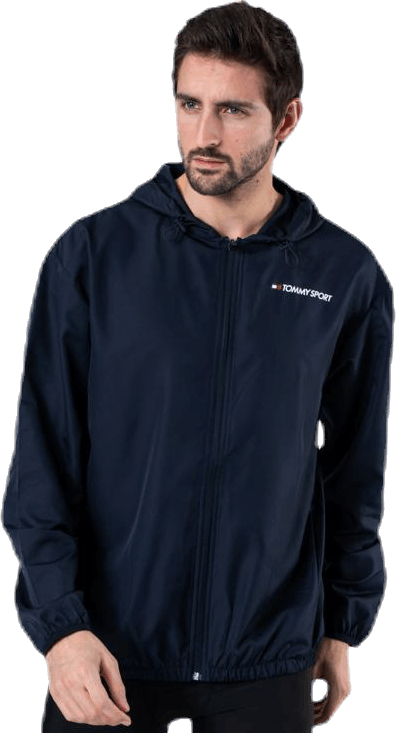 Windbreaker Logo Blue, Male, Apparels, jackets, Workout, Blue, S