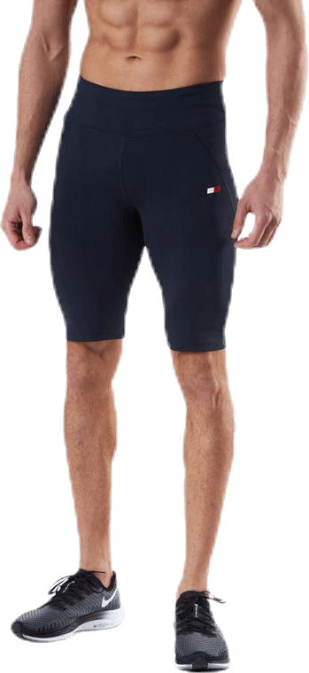 Knit Long Short LBR Blue, Male, Apparels, Leggings, Running, Blue, XS