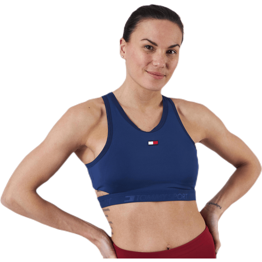 Low Support Removable Pads Bra Blue