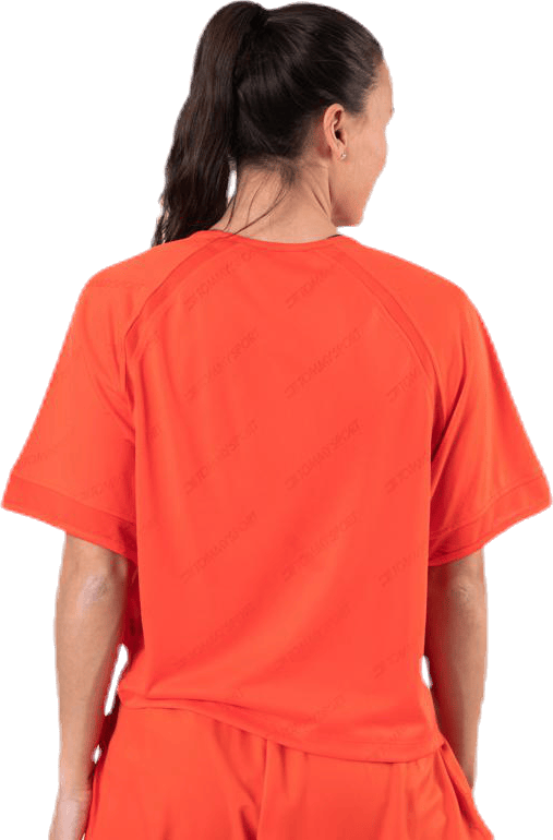 Jacquard Performance Boxy Top Orange - Bild 2
