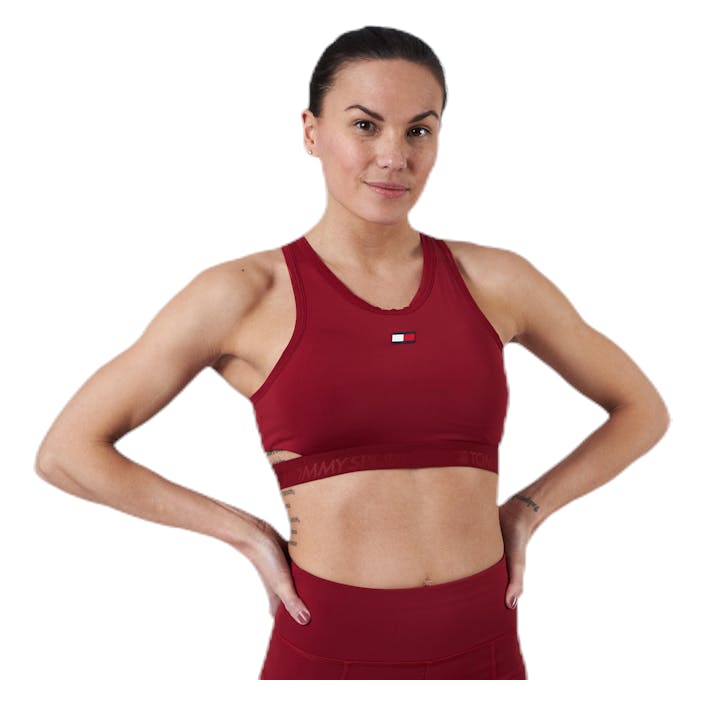 Low Support Removable Pads Bra Red, Female, Apparels, Sports Bras, Workout, Red, L