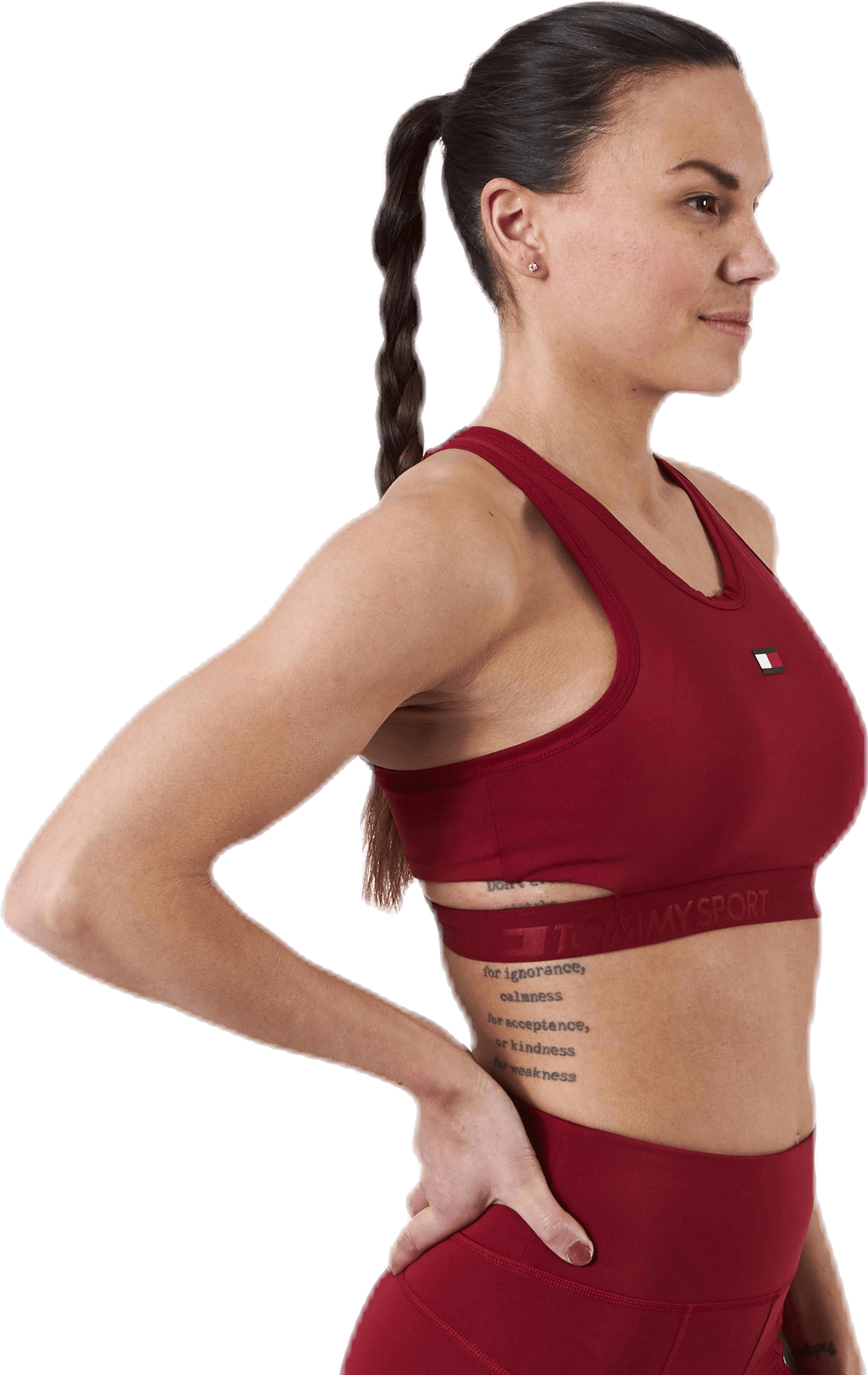 Low Support Removable Pads Bra Red - Bild 2