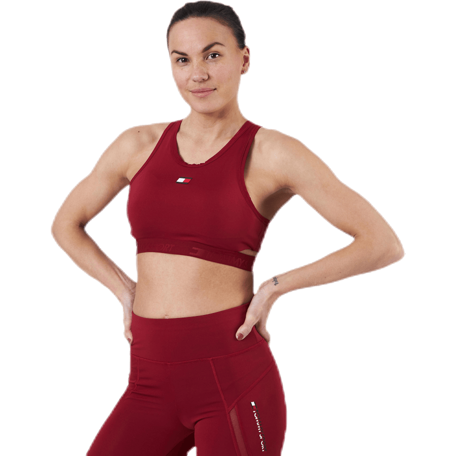 Low Support Removable Pads Bra Red - Bild 4