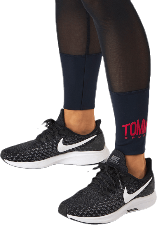 Full Length Mesh InsertLegging Blue/Red - Bild 4