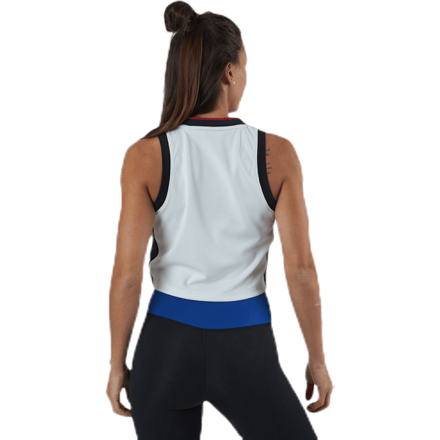 Crop Tommy Tank Top Blue/White - Bild 3