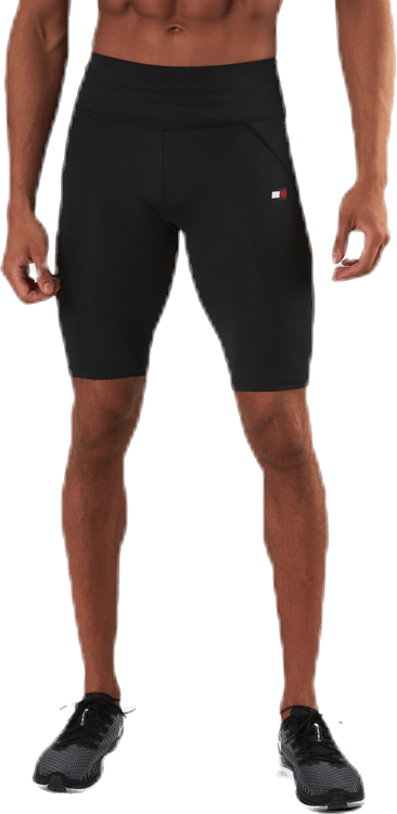 Knit Long Short LBR Black, Male, Apparels, Leggings, Running, Black, L