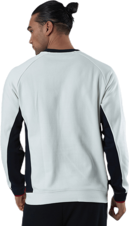 Blocked Fleece Logo Crew White - Bild 3