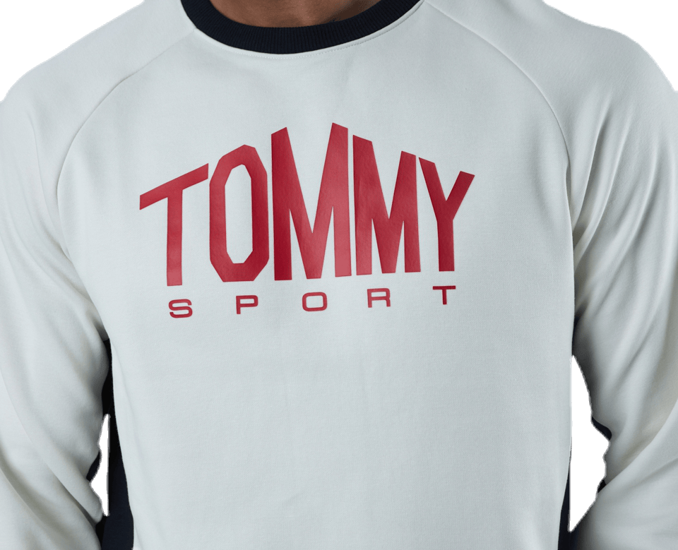 Blocked Fleece Logo Crew White - Bild 5