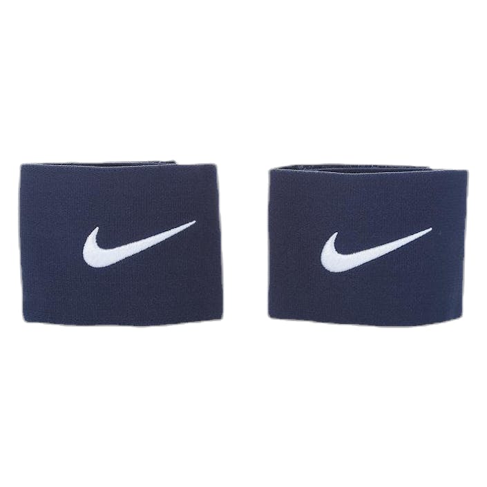Guard Stay II Shin Guard Sleeve Soccer Sleeve NAVY/WHITE, Unisex, Ekwipunek, Ochrona, Piłka nożna, Niebieski, ONESIZE