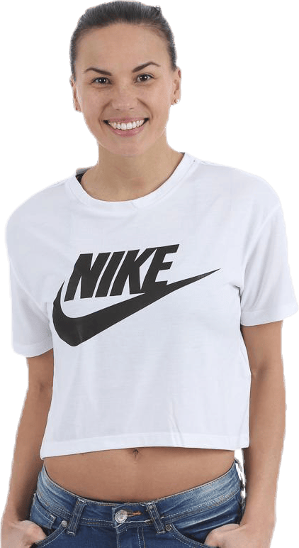 Essential Crop Top White