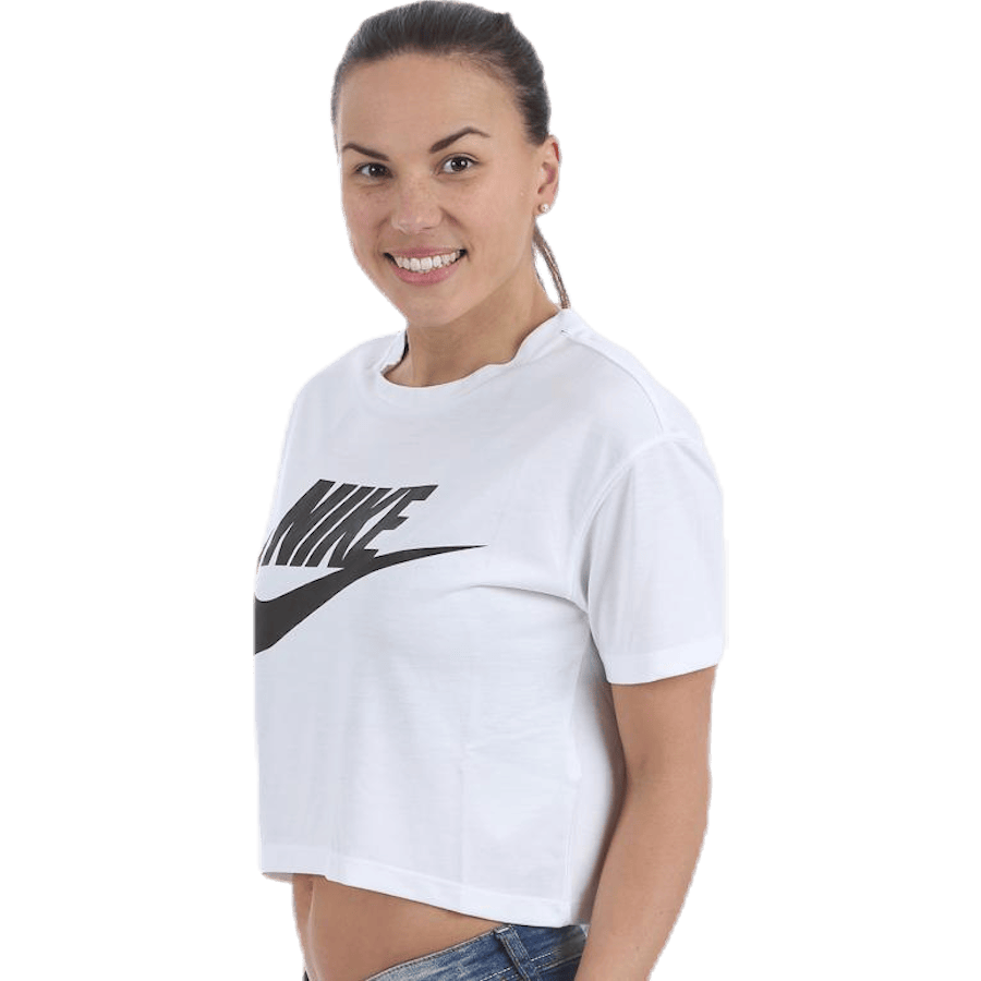 Essential Crop Top White - Bild 3