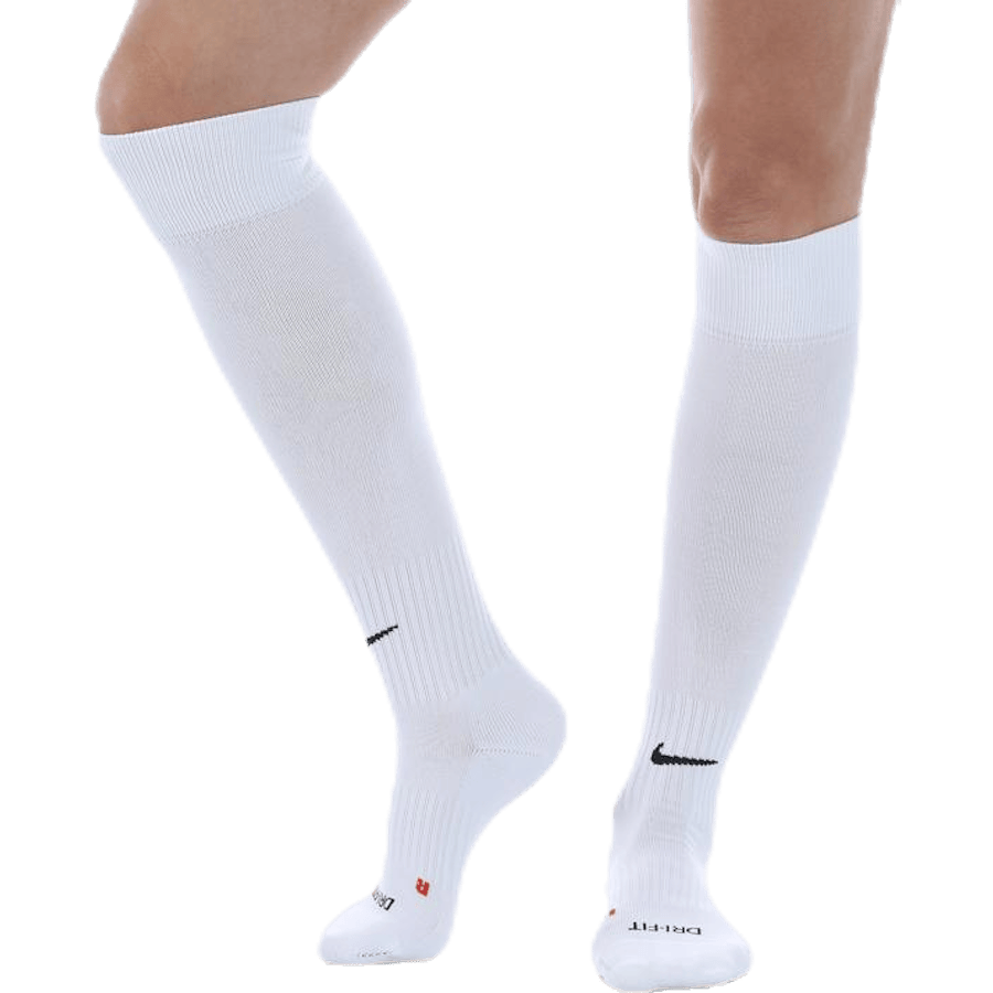 Academy Over-The-Calf Football Socks Over-The-Calf Soccer Socks WHITE/BLACK