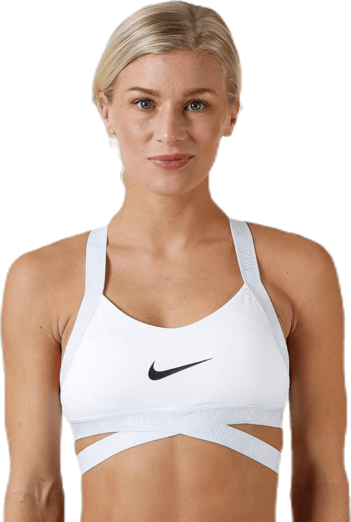 Indy Logo Bra White, Female, Apparels, Sports Bras, Running, White, M