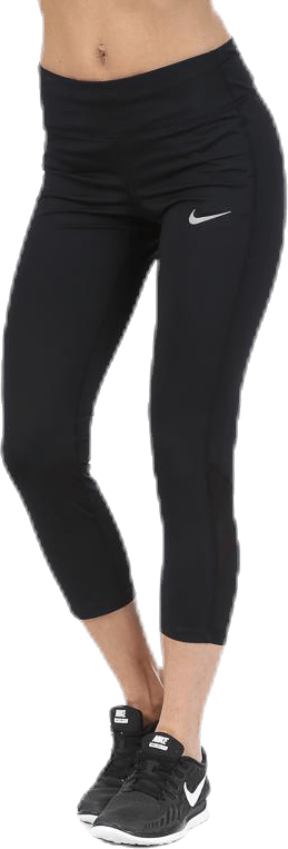 Power Racer Crop Black