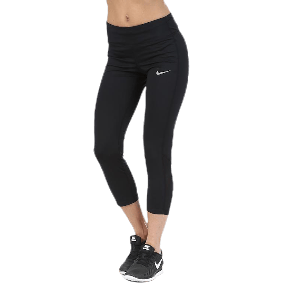 Power Racer Crop Black