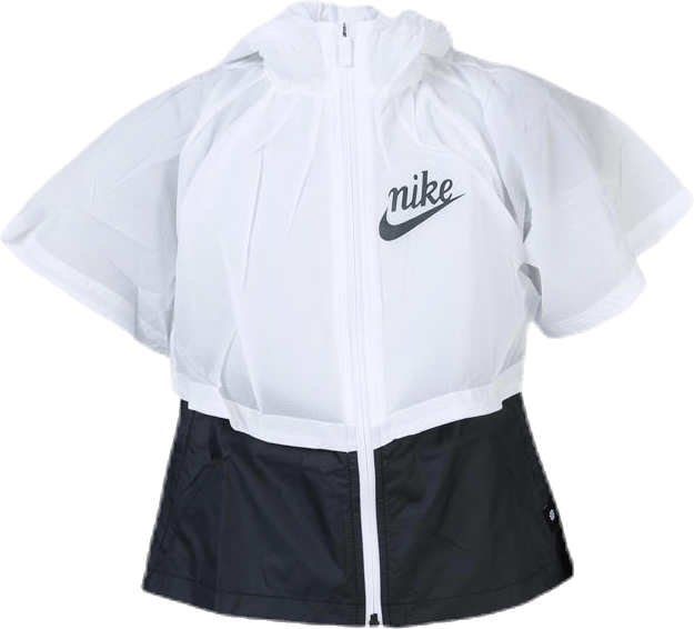 Icon Jacket Junior White/Black, Unisex, Apparels, Shirts, White, S