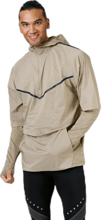 Tech Pack Sphere Transform Top Green/Beige, Male, Apparels, jackets, Running, Green/Beige, XL