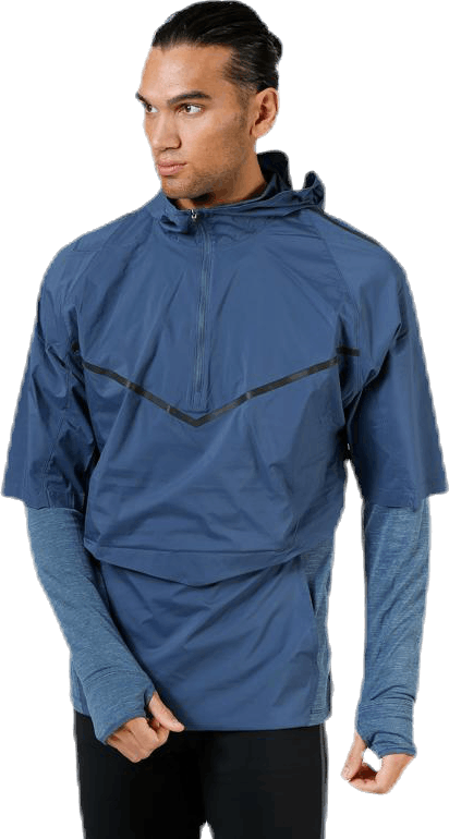 Tech Pack Sphere Transform Top Blue, Male, Apparels, jackets, Running, Blue, S