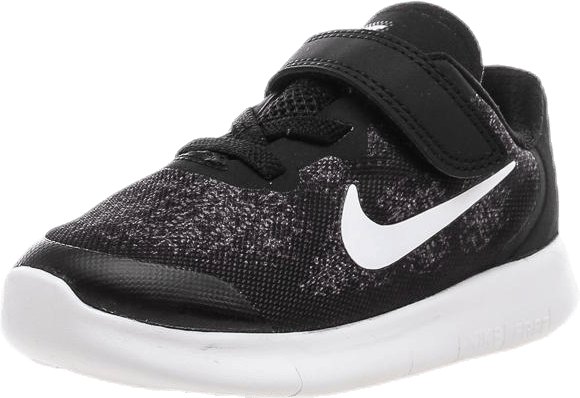 Free Run 2 (TDV) White/Black, Unisex, Buty, Sneakersy, Biały/Czarny, EU 18,5