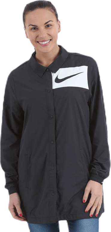 Swoosh Jacket Black, Female, Apparels, jackets, Black, L