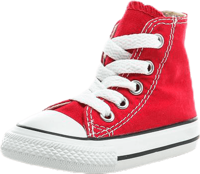 Chuck Taylor All Star Hi Red, Unisex, Skor, Sneakers, Röd, EU 22