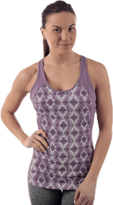 W’s Bisect Tank Purple/Patterned