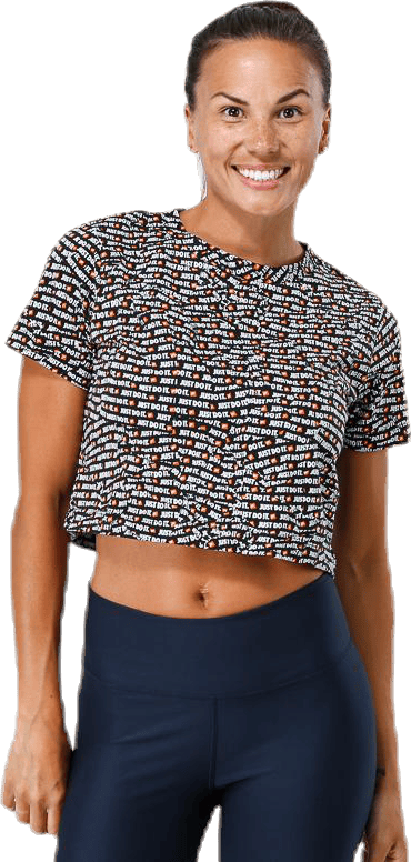 Just Do It Crop Top SS Patterned