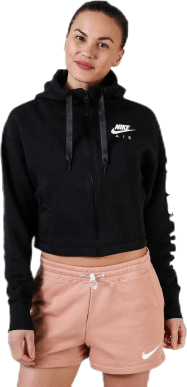 Air FZ Fleece Hoodie White/Black