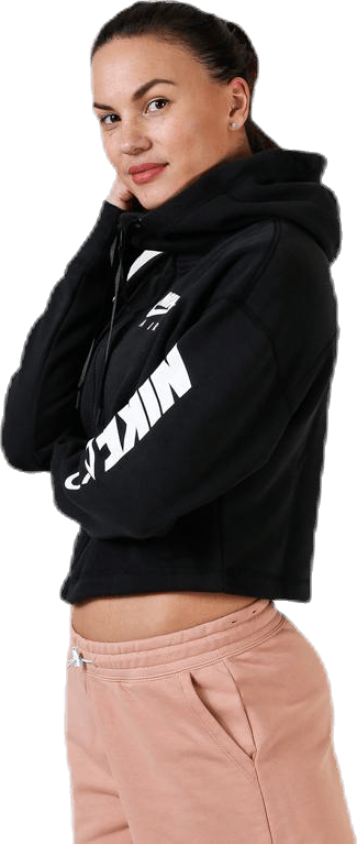 Air FZ Fleece Hoodie White/Black - Bild 3