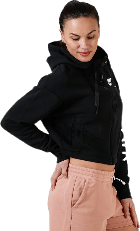 Air FZ Fleece Hoodie White/Black - Bild 4