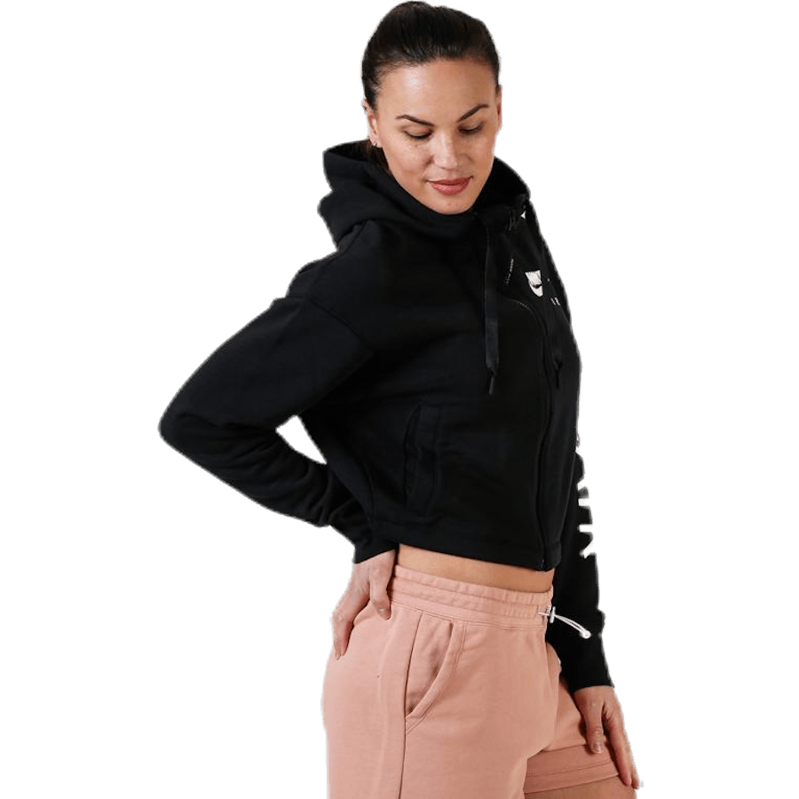 Air FZ Fleece Hoodie White/Black - Bild 4