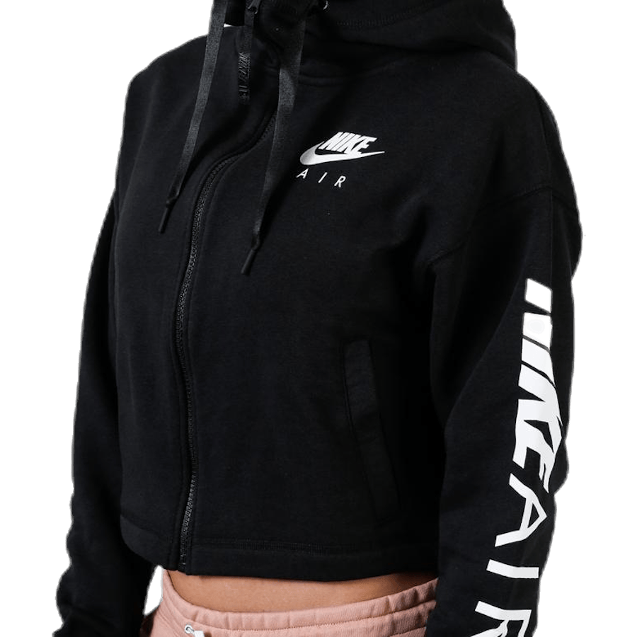 Air FZ Fleece Hoodie White/Black - Bild 5
