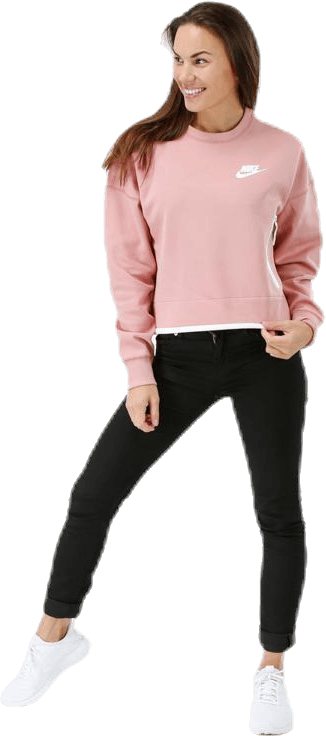 Tech Fleece Crew Pink/White - Bild 4