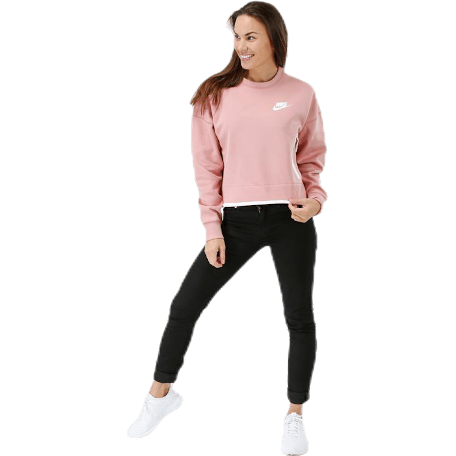 Tech Fleece Crew Pink/White - Bild 4