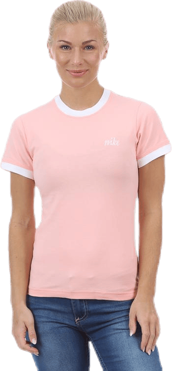 NSW SS Top Ringer Pink/Orange