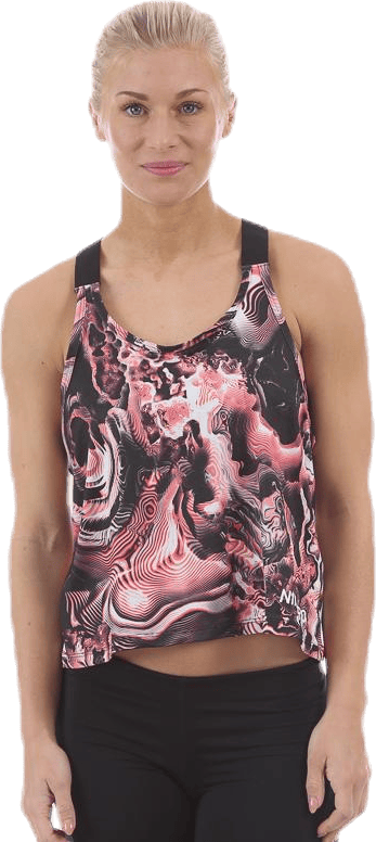 Pro Coral Print Tank Pink, Female, Abbigliamento, Tops, Allenamento, Rosa, M