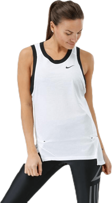 Women's Elite Tank, Female, Vêtements, Tops, Blanc/Noir, XS
