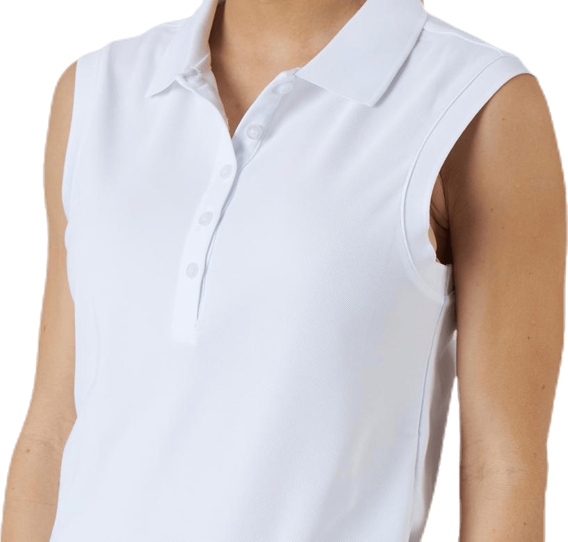 Sleeveless Polo White - Bild 4