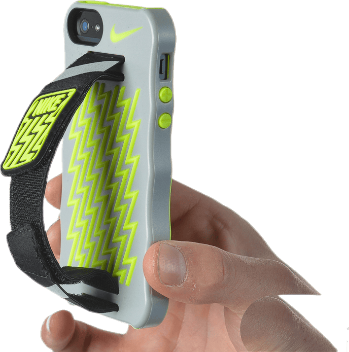 Hand Held Phone Case iPhone5 Grey/Yellow - Bild 4