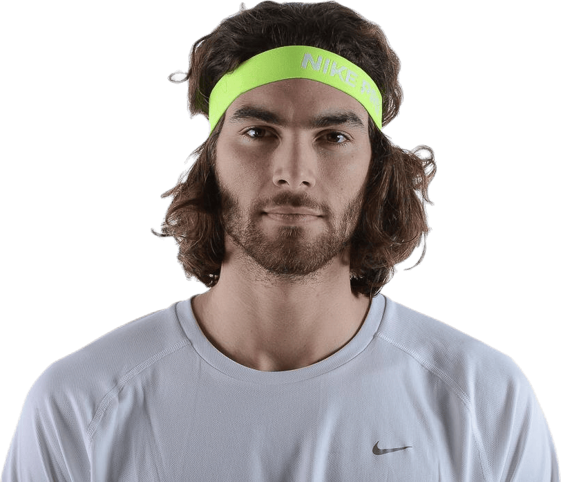 Pro Headband White/Green, Unisex, Apparels, Hats & Caps, Workout, Green, ONESIZE