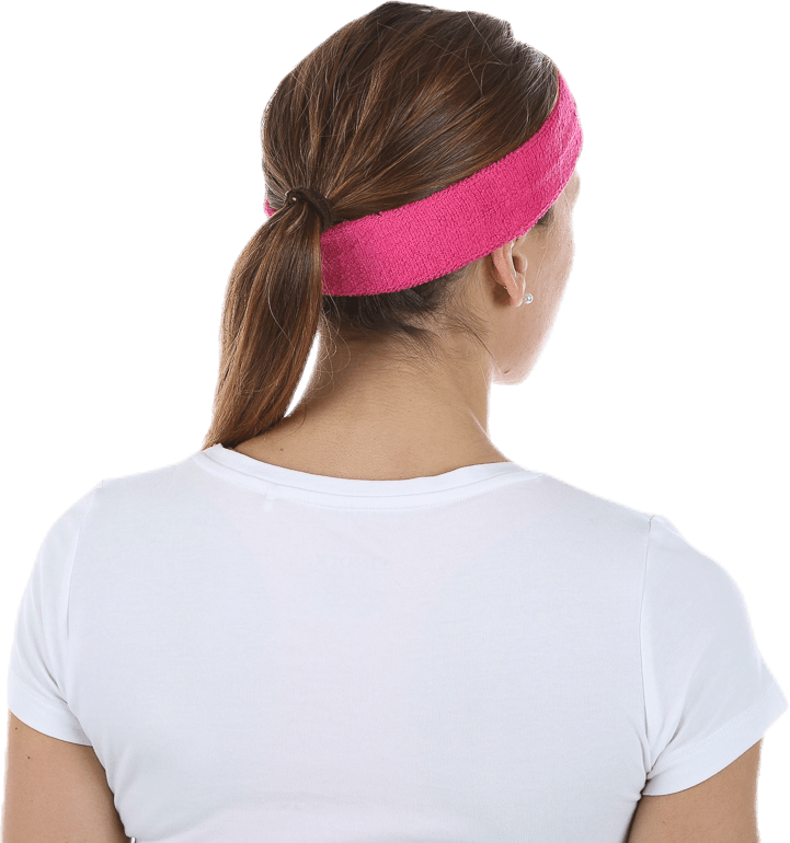 Swoosh Headband Pink/White